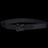 The Condor Hybrid EDC Belt is a black nylon tactical belt with a metal buckle, displayed in a circular shape—perfect for law enforcement and military professionals.